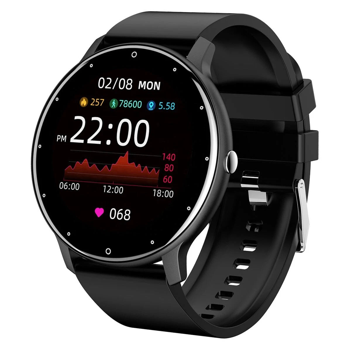 Fitness & Health tracker smart watch for iOS & Android